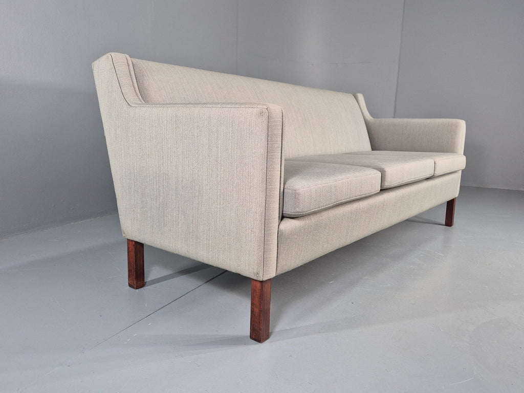 Danish sofa original fabric two-tone detail