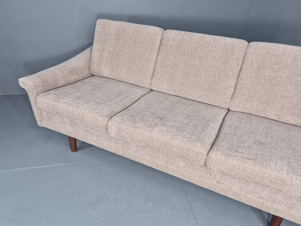 Danish sofa side profile view