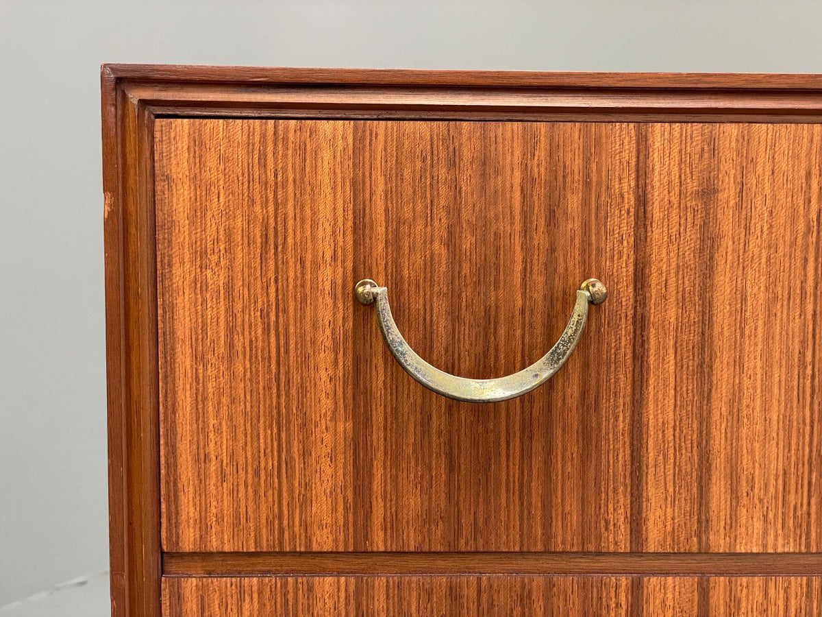 Walnut chest metal foot cap condition