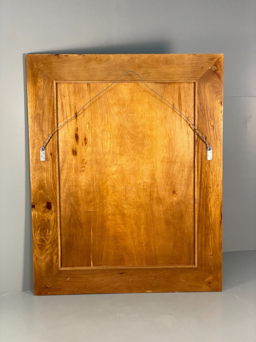 Birch wall mirror frame bottom edge
