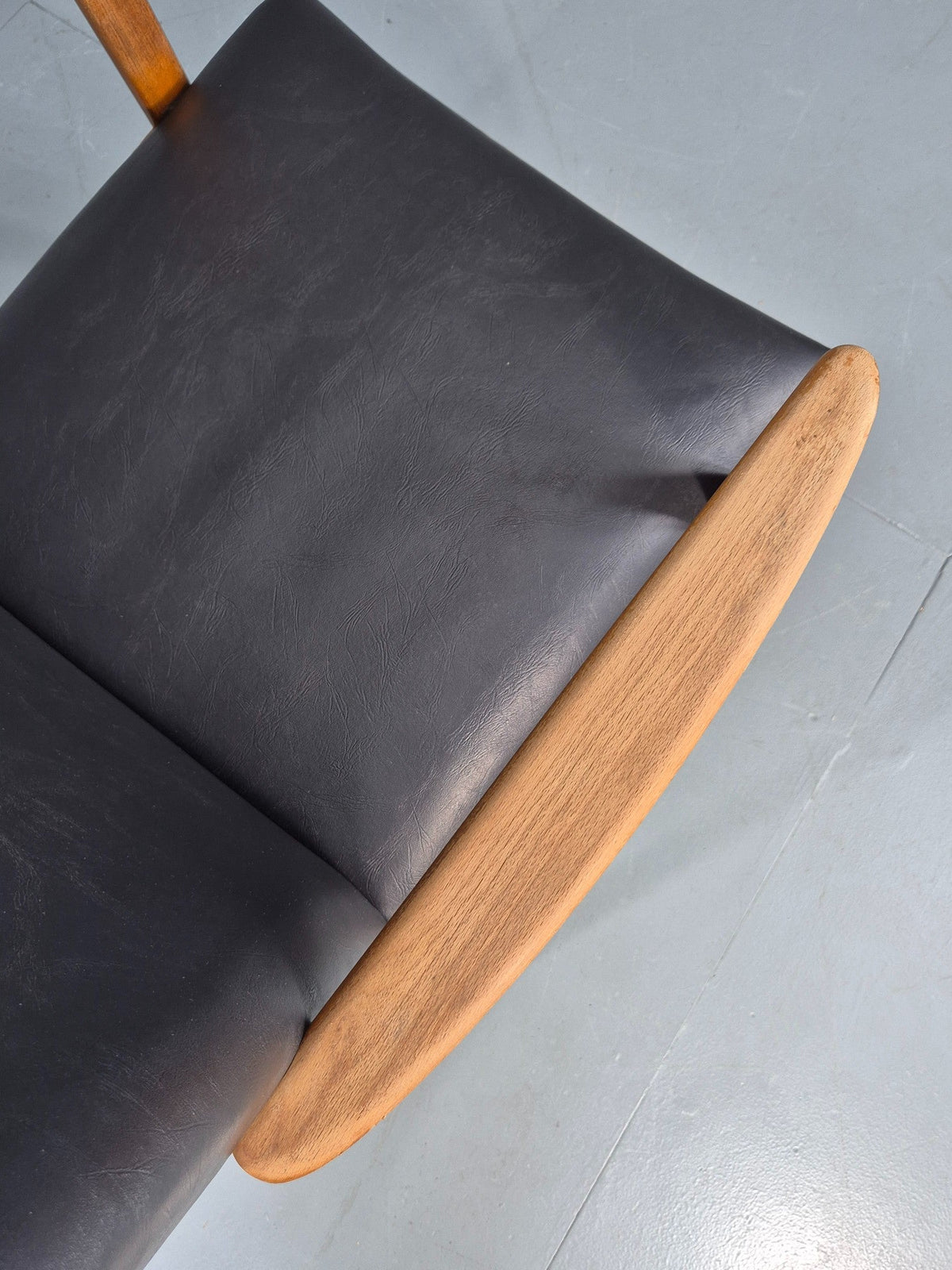 Teak lounge chair seat cushion condition