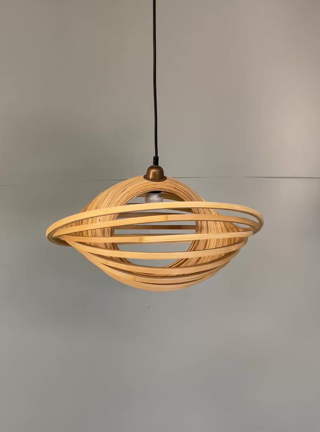 Bamboo pendant lamp video thumbnail