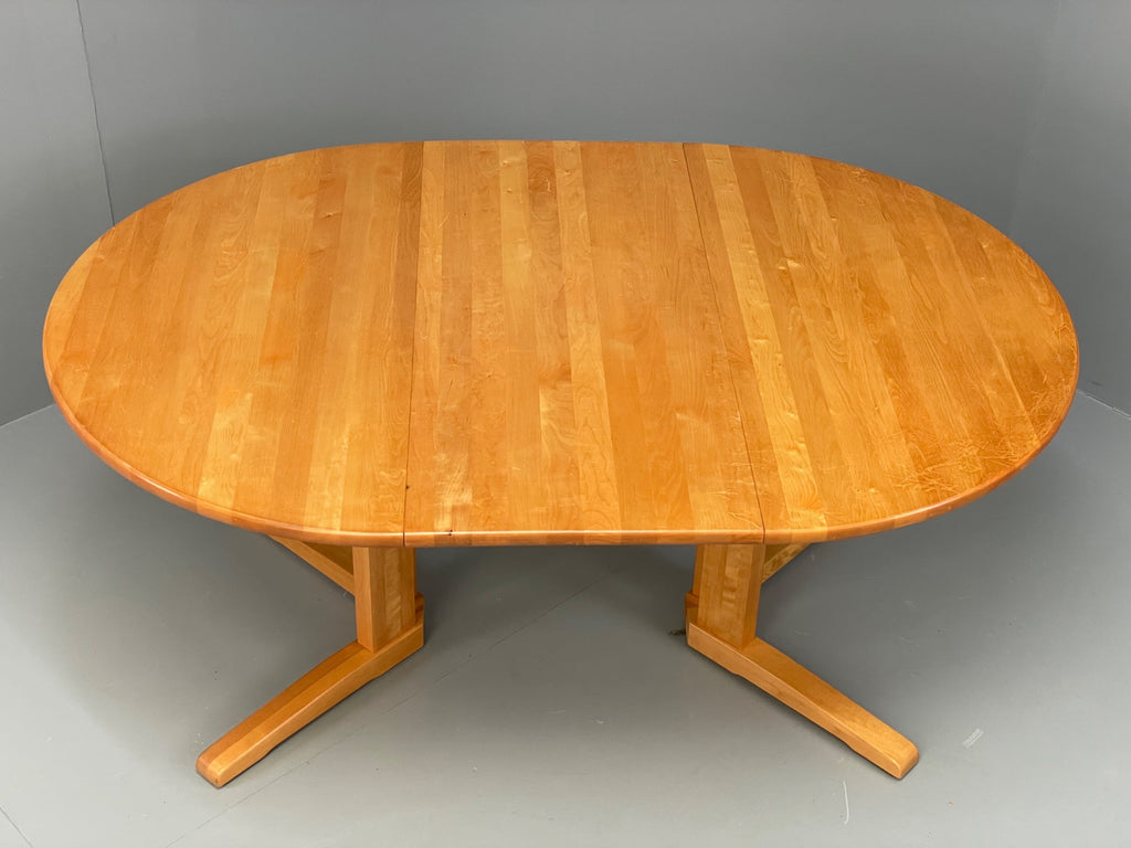 Stolab dining table extended leaf open position