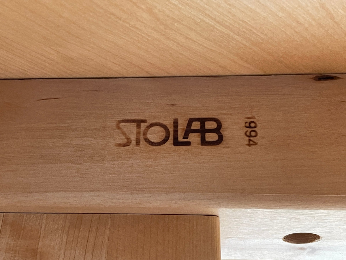 Stolab table extension mechanism close-up